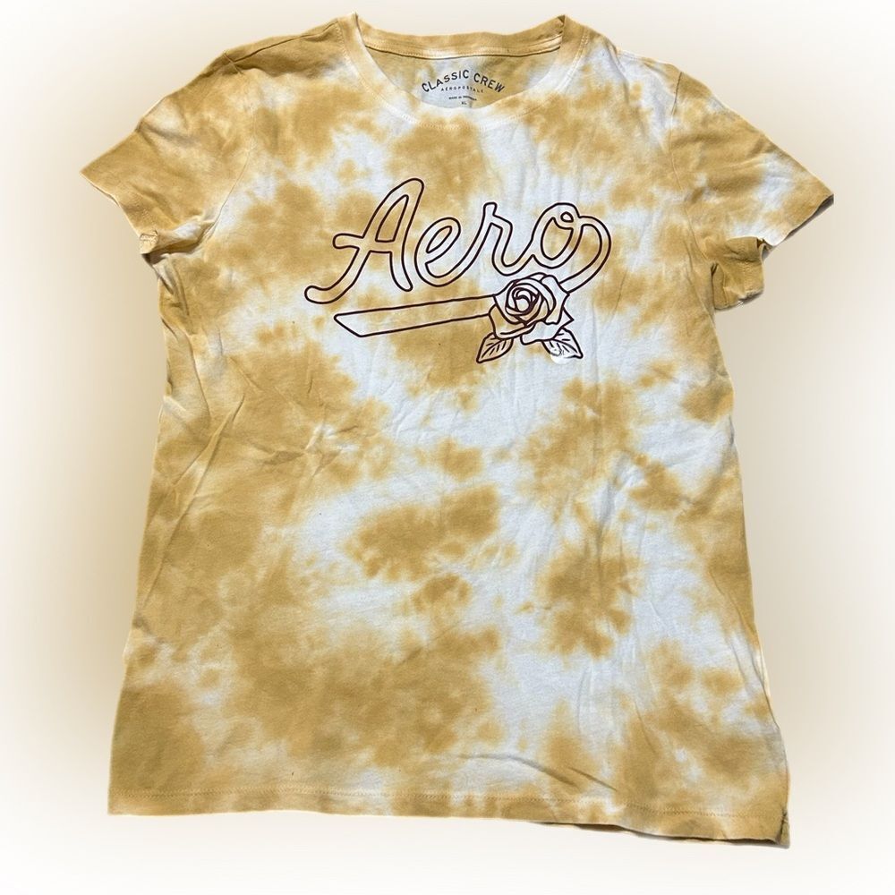 Women’s Aeropostale Tie-Dye Rose T-shirt NWT